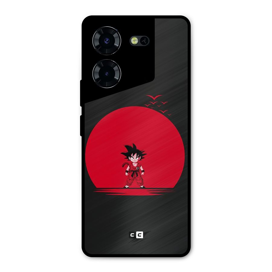 Goku Kid Art Metal Back Case for Tecno Pova 5 Pro 5G