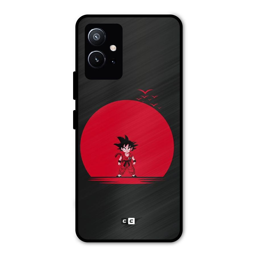 Goku Kid Art Metal Back Case for Vivo T1 5G