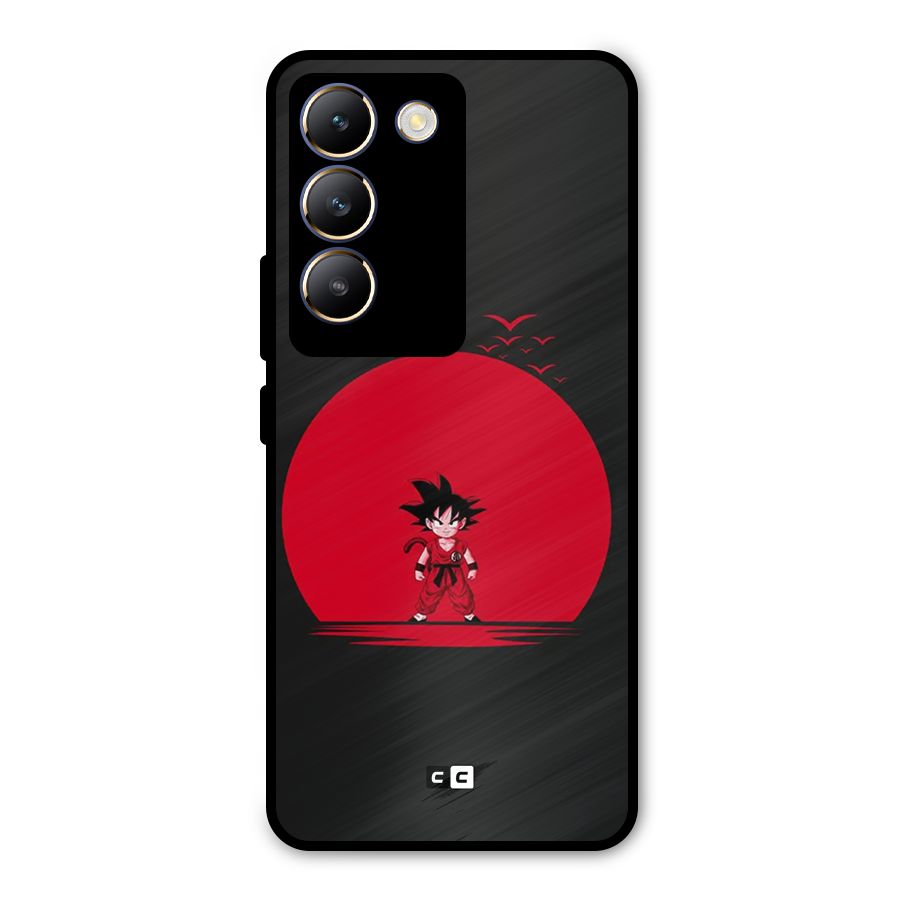 Goku Kid Art Metal Back Case for Vivo T3 5G