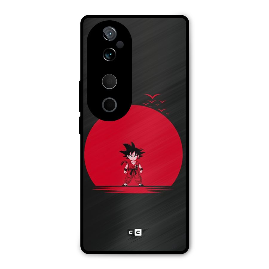 Goku Kid Art Metal Back Case for Vivo T3 Ultra