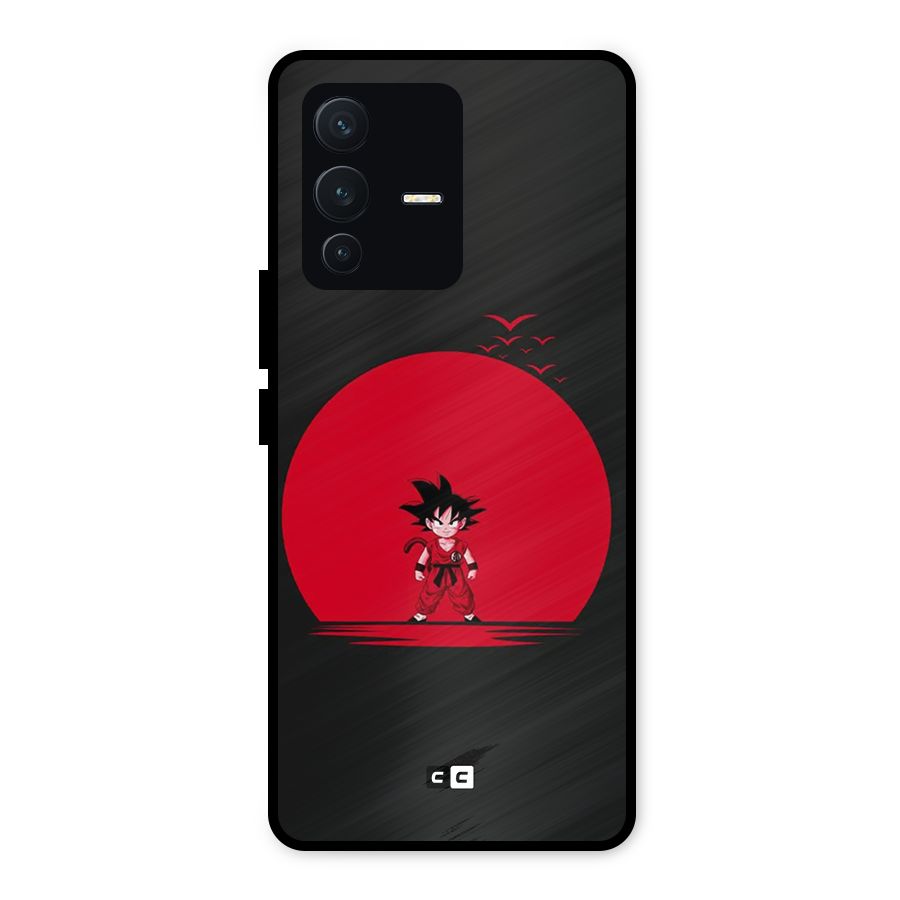 Goku Kid Art Metal Back Case for Vivo V23 5G