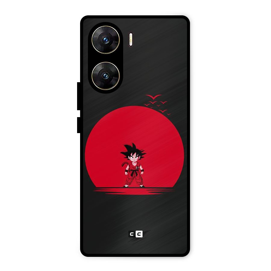 Goku Kid Art Metal Back Case for Vivo V29e