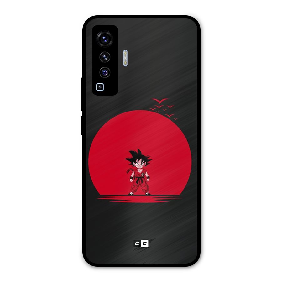 Goku Kid Art Metal Back Case for Vivo X50