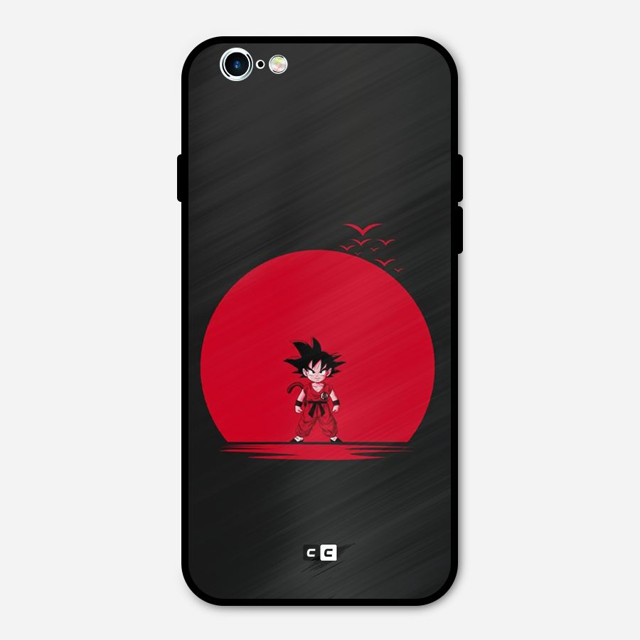 Goku Kid Art Metal Back Case for iPhone 6 6s