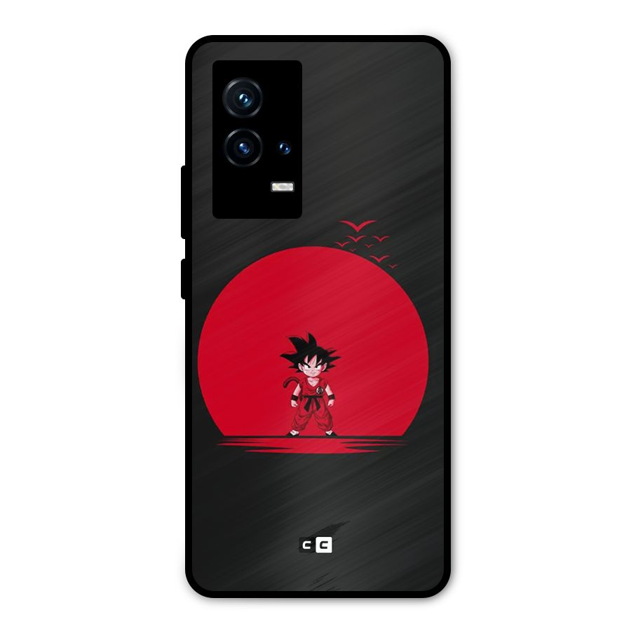 Goku Kid Art Metal Back Case for iQOO 9 5G