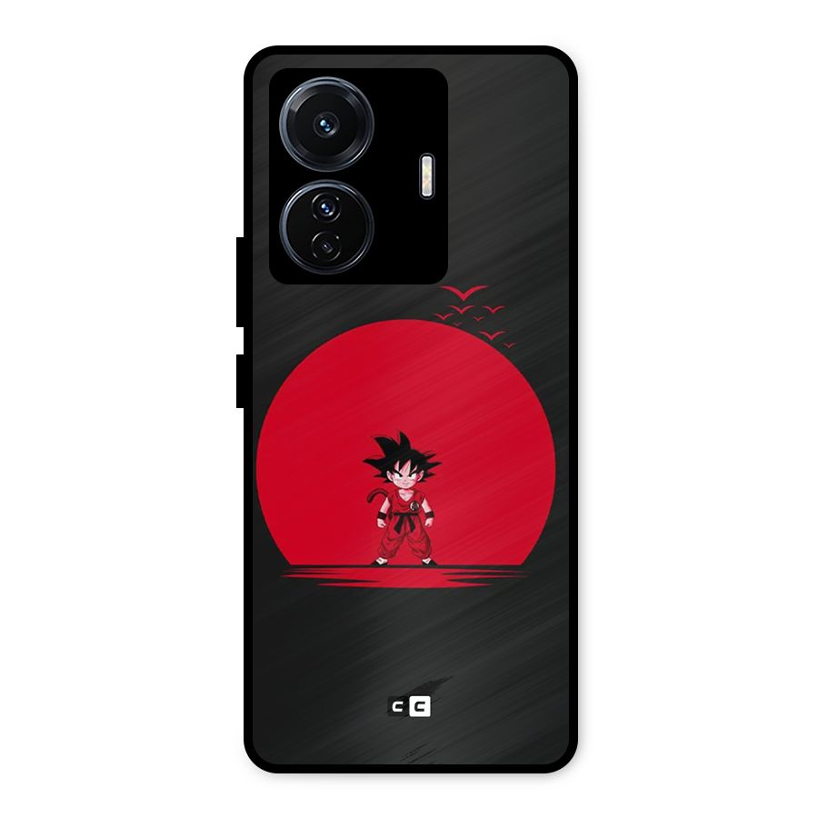 Goku Kid Art Metal Back Case for iQOO Z6