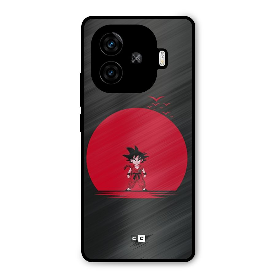 Goku Kid Art Metal Back Case for iQOO Z9 Turbo