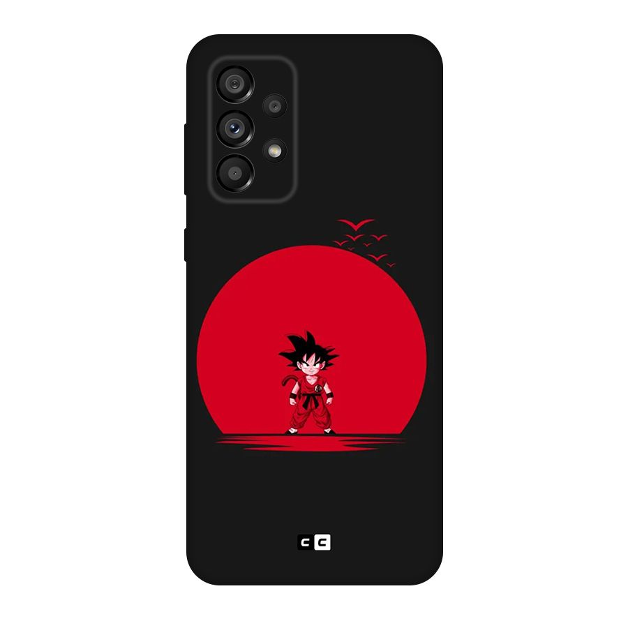 Goku Kid Art Original Polycarbonate Back Case for Galaxy A73 5G