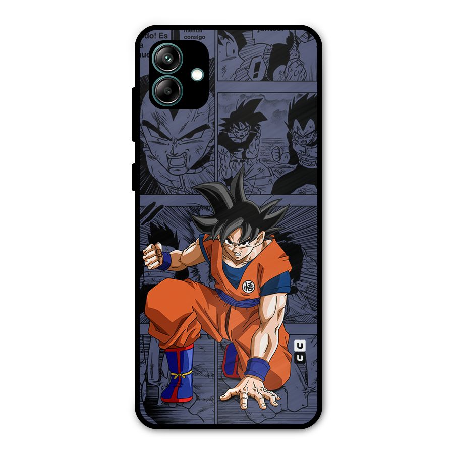 Goku Manga Art Metal Back Case for Galaxy A04