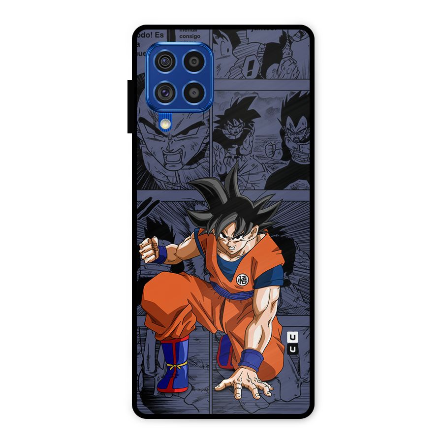 Goku Manga Art Metal Back Case for Galaxy F62