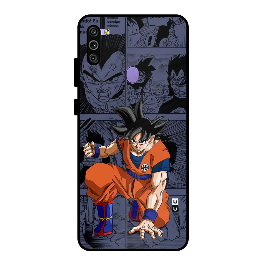 Goku Manga Art Metal Back Case for Galaxy M11
