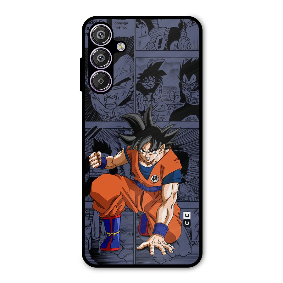 Goku Manga Art Metal Back Case for Galaxy M15