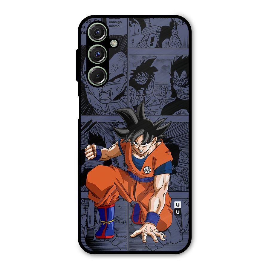 Goku Manga Art Metal Back Case for Galaxy M34