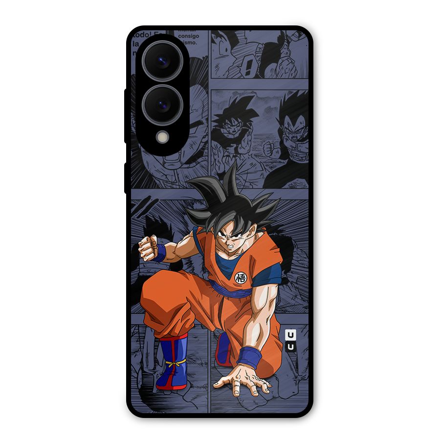 Goku Manga Art Metal Back Case for Galaxy S25 Edge