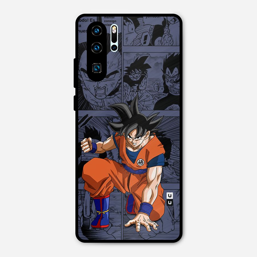 Goku Manga Art Metal Back Case for Huawei P30 Pro