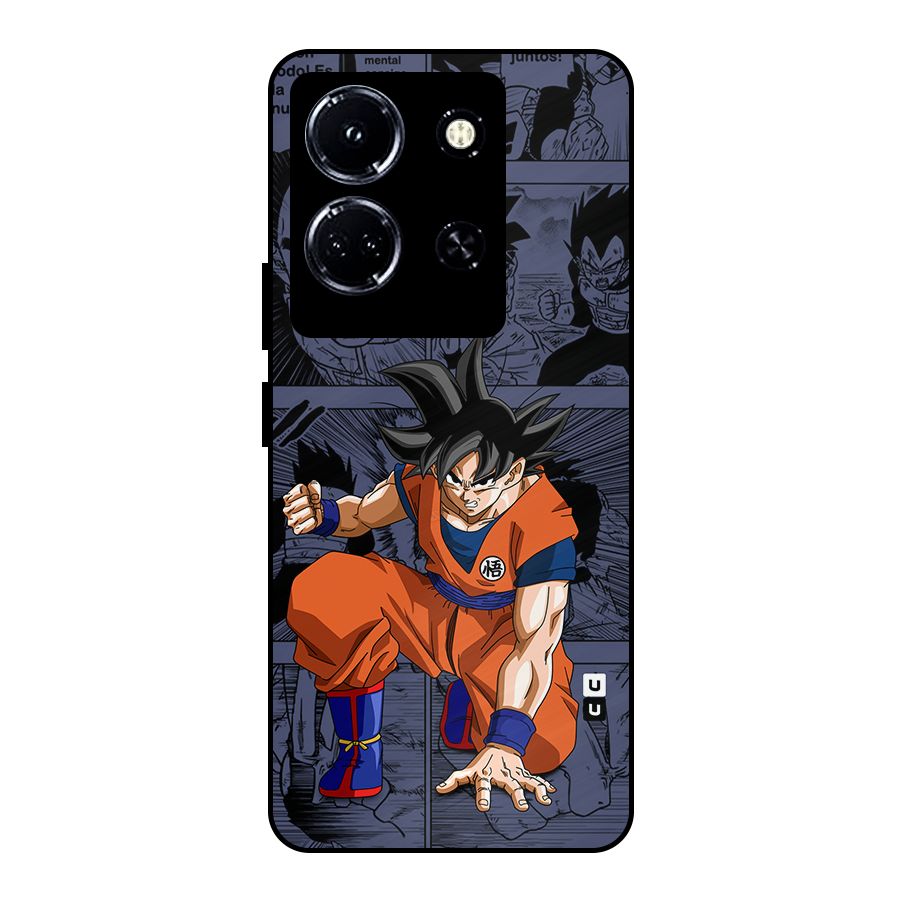 Goku Manga Art Metal Back Case for Infinix Note 30 5G
