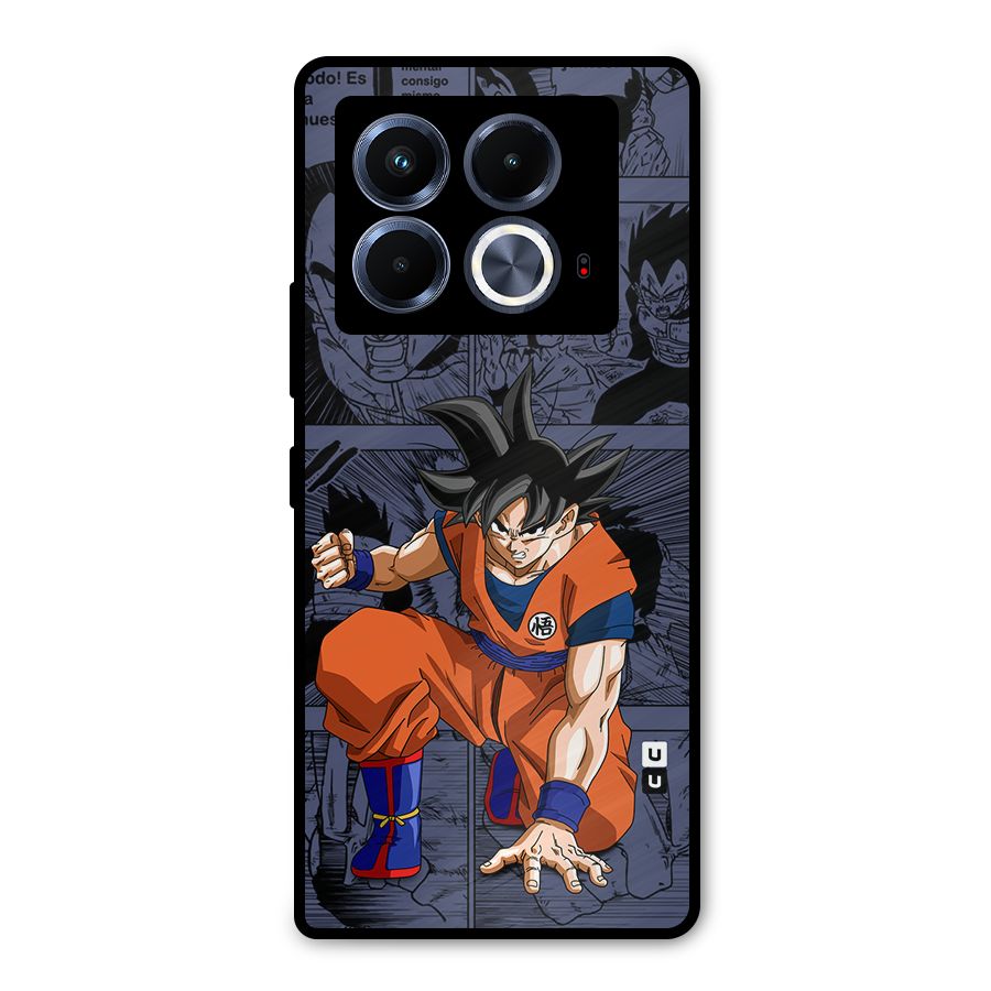 Goku Manga Art Metal Back Case for Infinix Note 40 5G