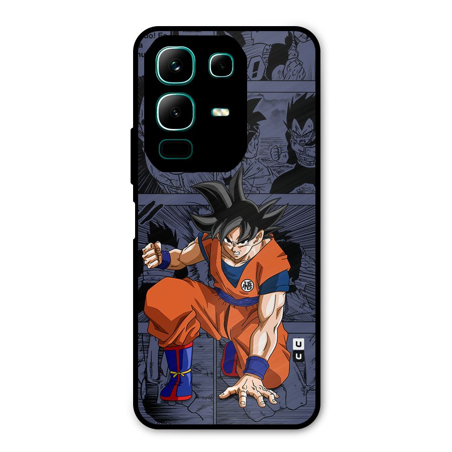 Goku Manga Art Metal Back Case for Infinix Note 50x