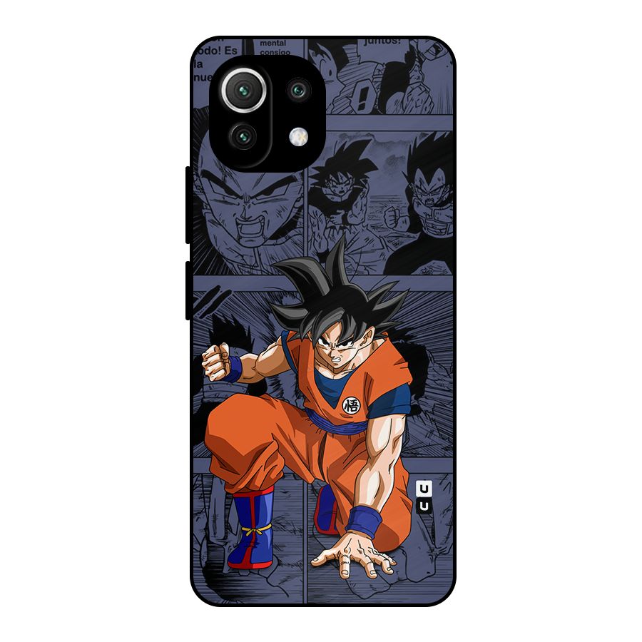 Goku Manga Art Metal Back Case for Mi 11 Lite NE 5G