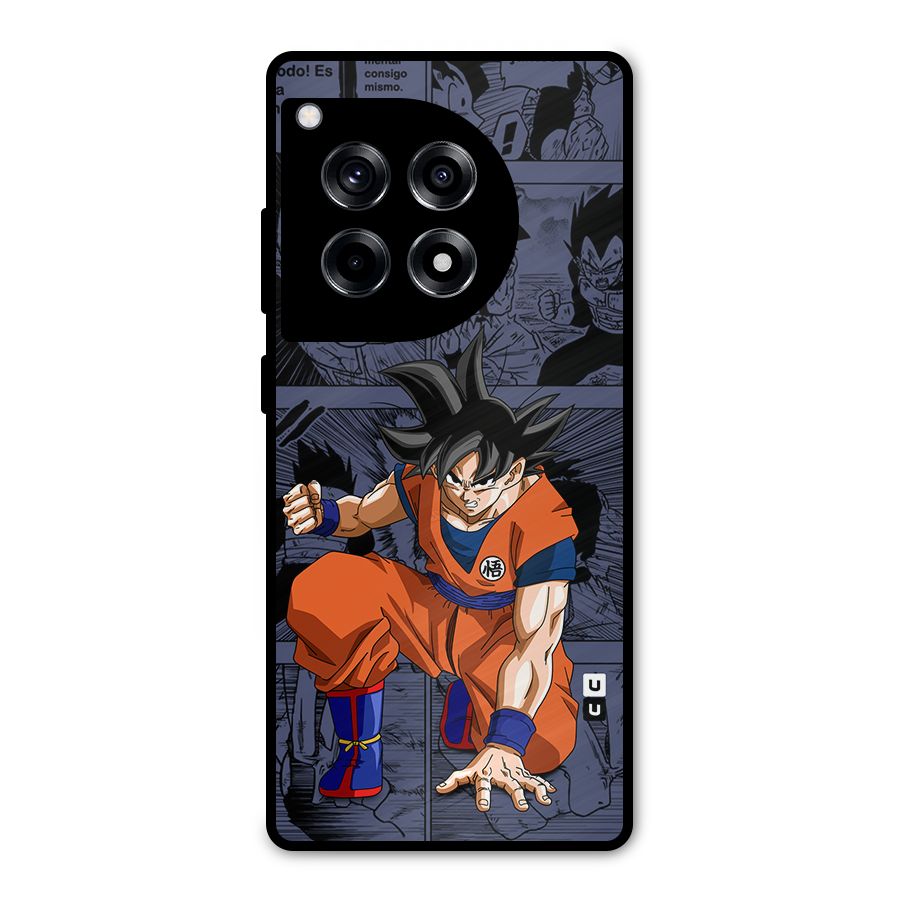 Goku Manga Art Metal Back Case for OnePlus 12R