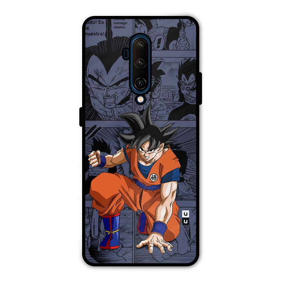 Goku Manga Art Metal Back Case for OnePlus 7T Pro