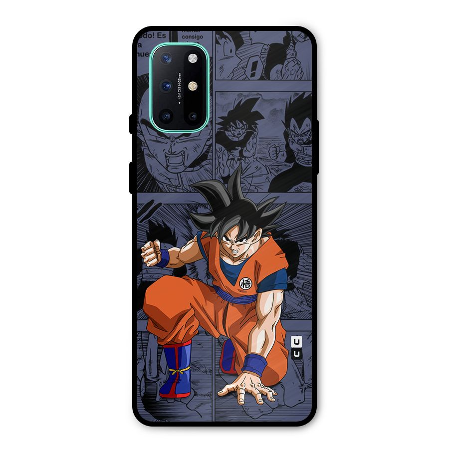 Goku Manga Art Metal Back Case for OnePlus 8T