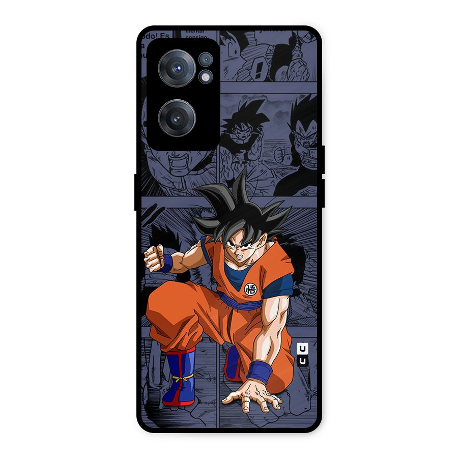 Goku Manga Art Metal Back Case for OnePlus Nord CE 2 5G