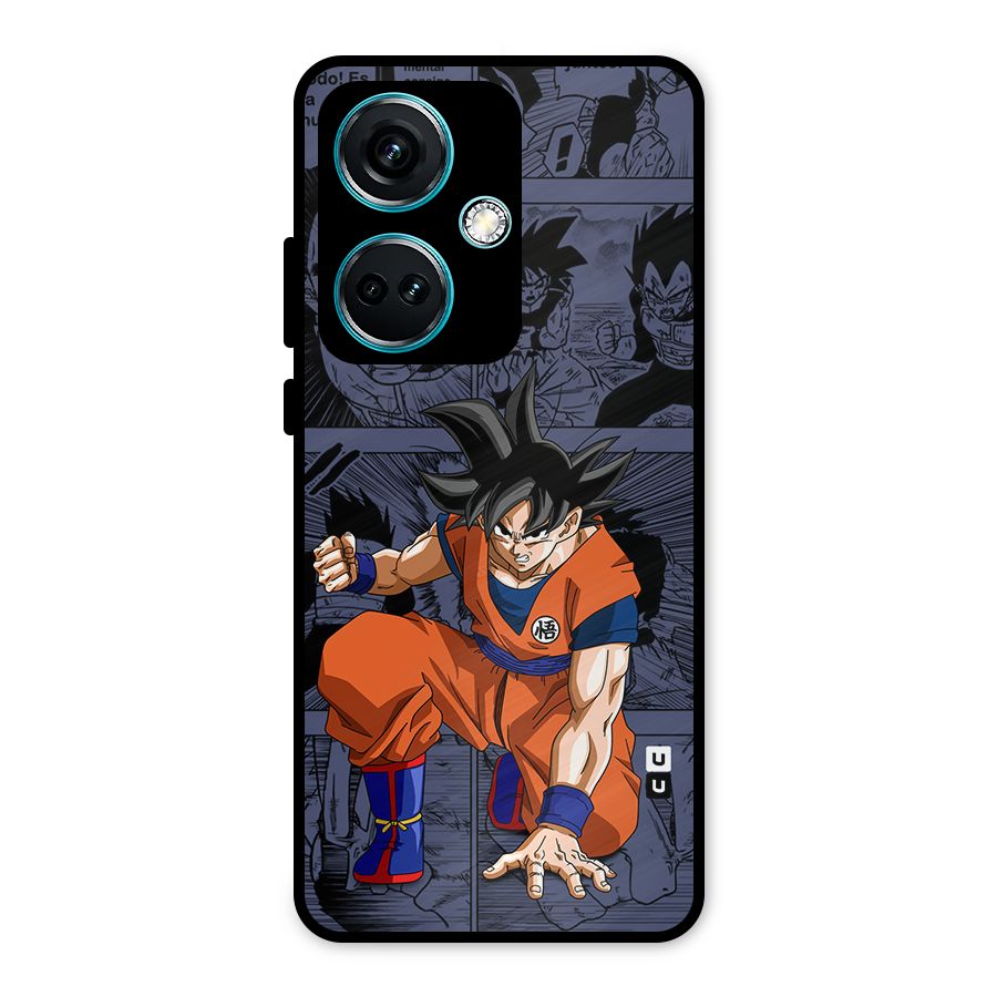 Goku Manga Art Metal Back Case for OnePlus Nord CE 3 5G