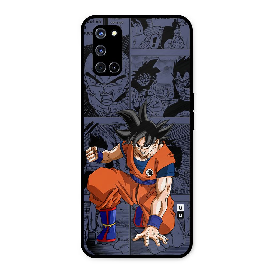 Goku Manga Art Metal Back Case for Oppo A52