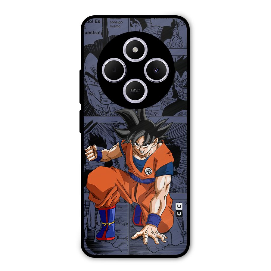 Goku Manga Art Metal Back Case for Poco C75 5G