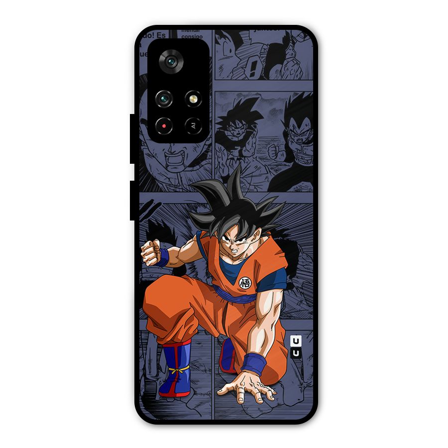 Goku Manga Art Metal Back Case for Poco M4 Pro 5G