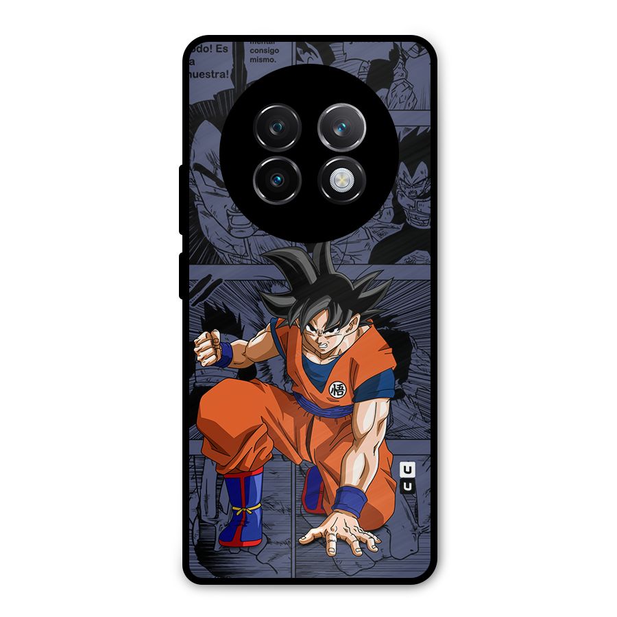 Goku Manga Art Metal Back Case for Realme 13 Plus