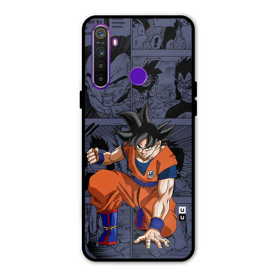 Goku Manga Art Metal Back Case for Realme 5i