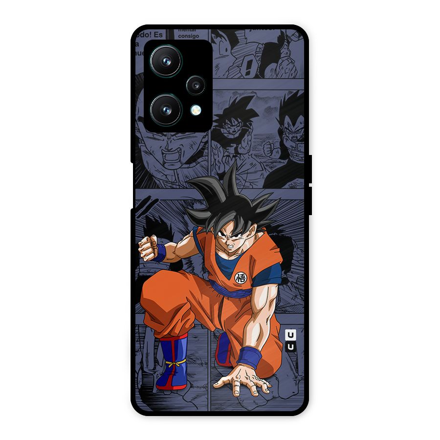 Goku Manga Art Metal Back Case for Realme 9 Pro 5G