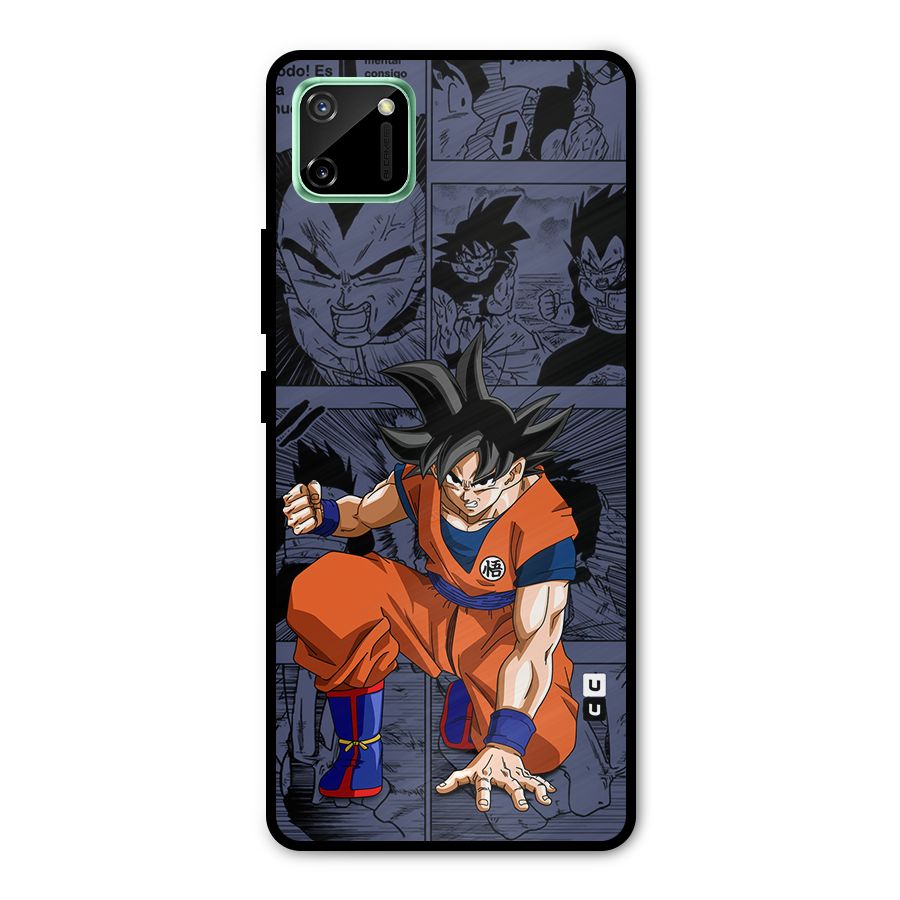 Goku Manga Art Metal Back Case for Realme C11