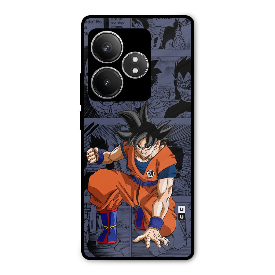 Goku Manga Art Metal Back Case for Realme GT 6T