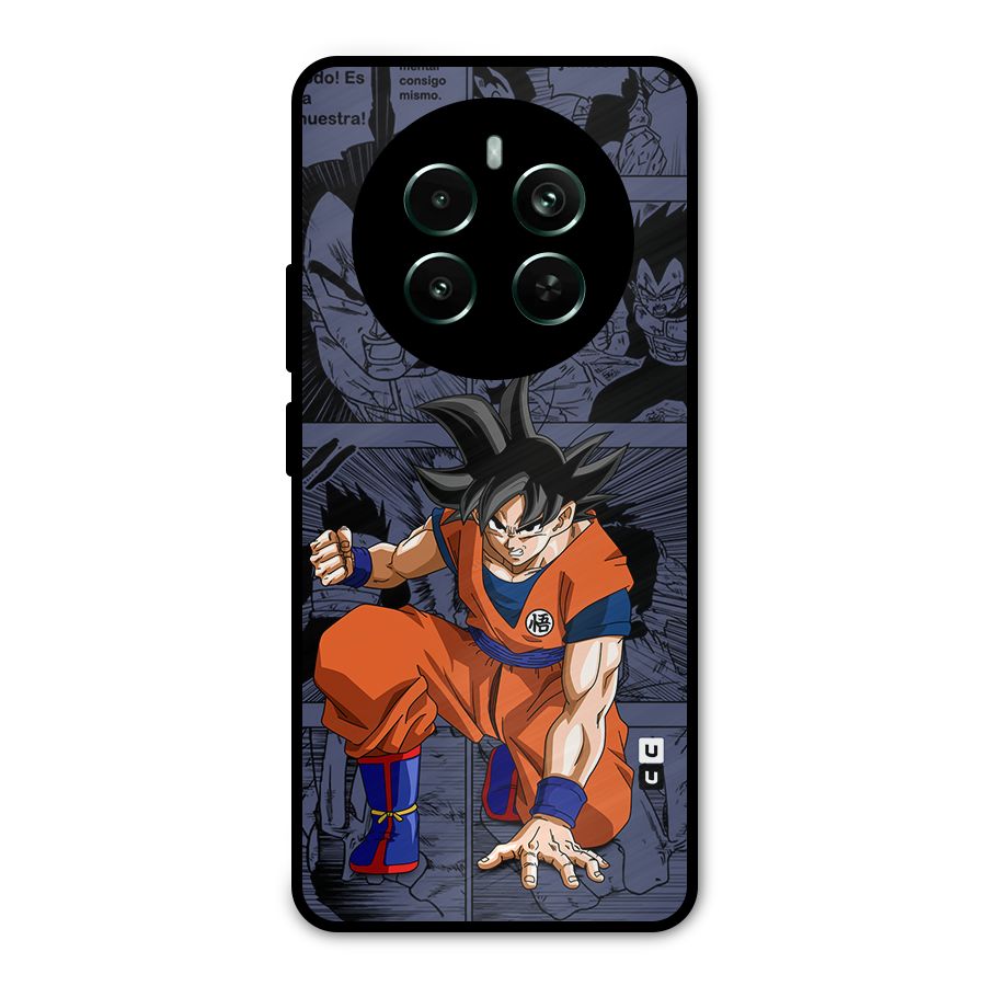 Goku Manga Art Metal Back Case for Realme Narzo 70 Pro