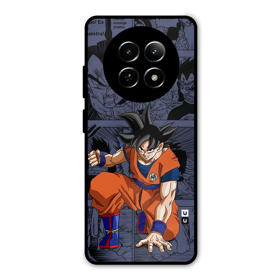 Goku Manga Art Metal Back Case for Realme Narzo N65