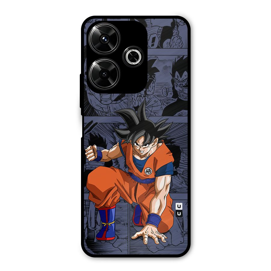 Goku Manga Art Metal Back Case for Redmi 13 5G