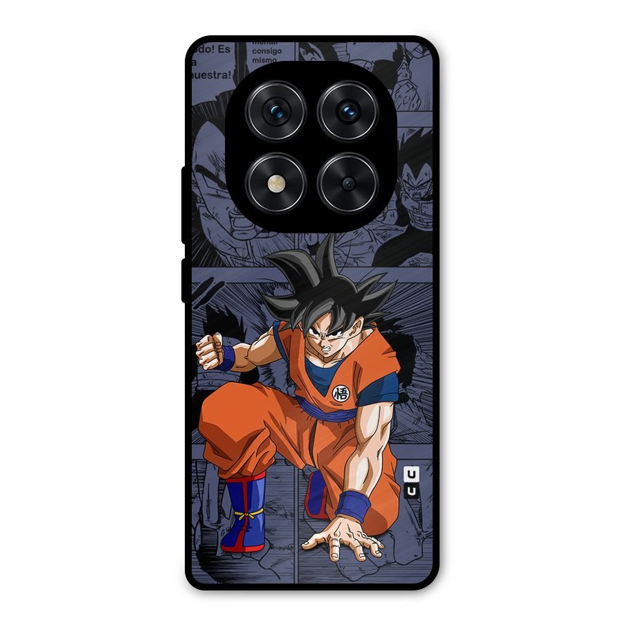 Goku Manga Art Metal Back Case for Redmi Note 14 Pro 5G