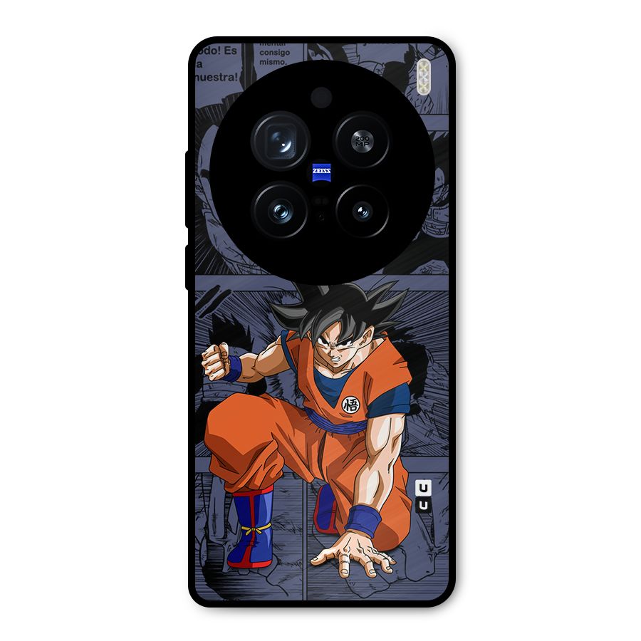Goku Manga Art Metal Back Case for Vivo X200 Pro