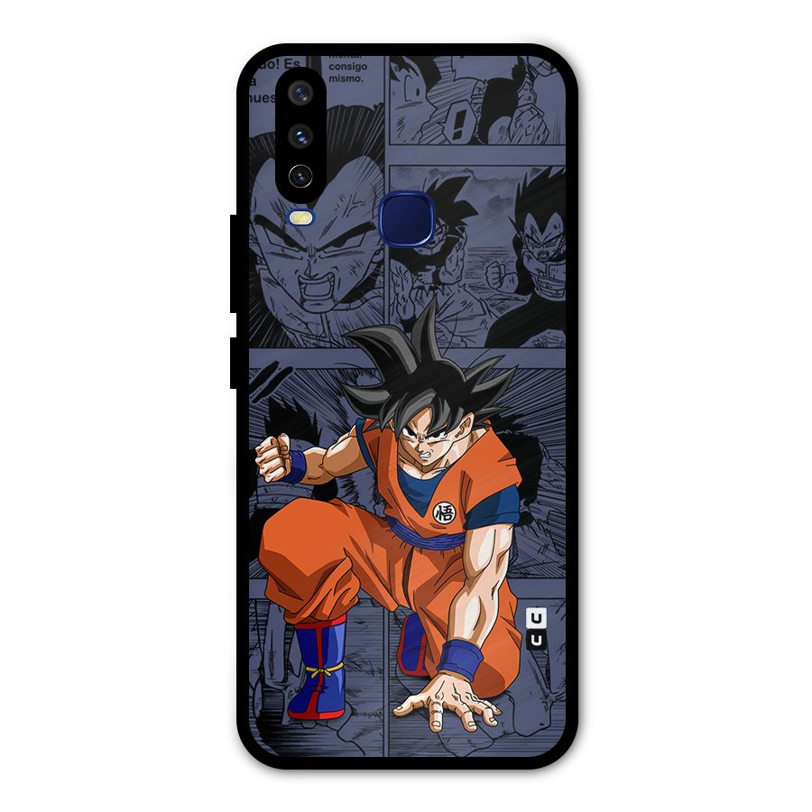 Goku Manga Art Metal Back Case for Vivo Y15