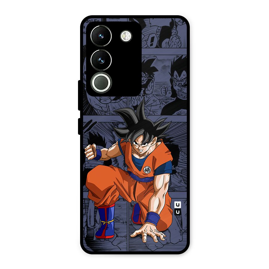 Goku Manga Art Metal Back Case for Vivo Y200