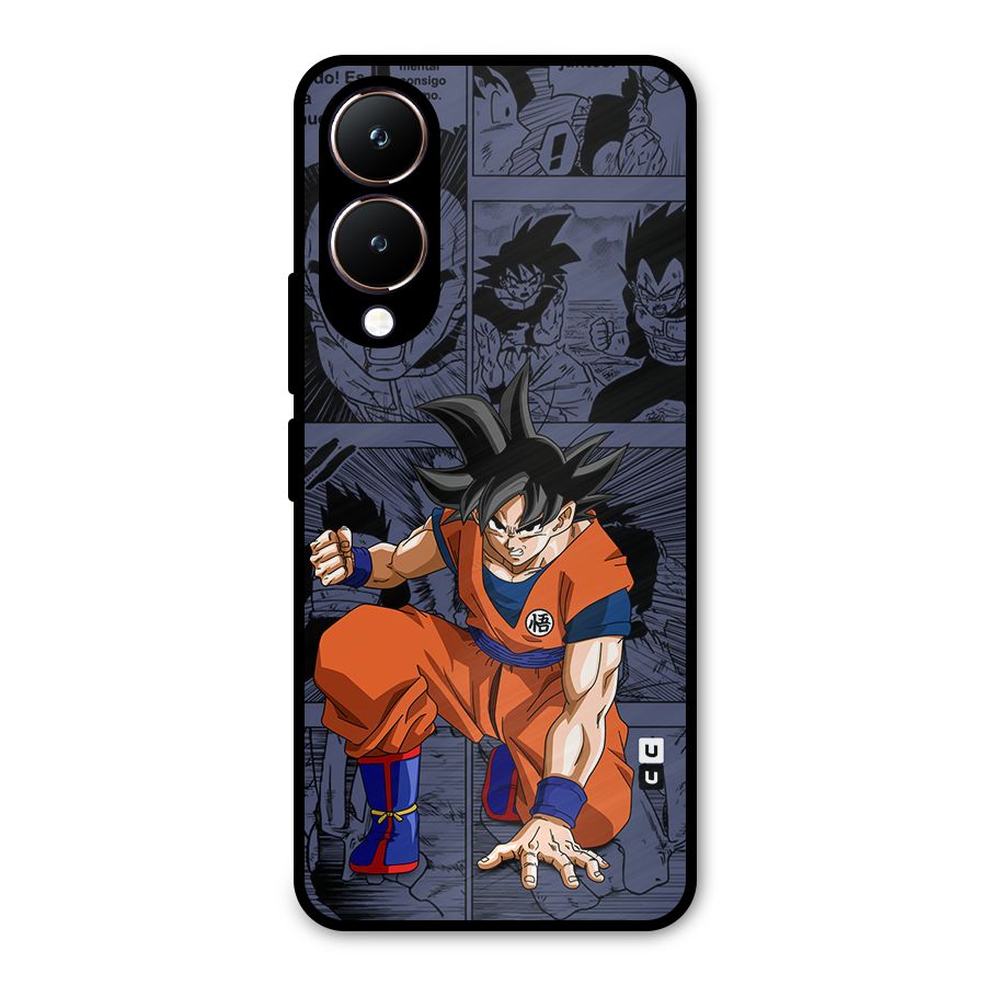 Goku Manga Art Metal Back Case for Vivo Y28