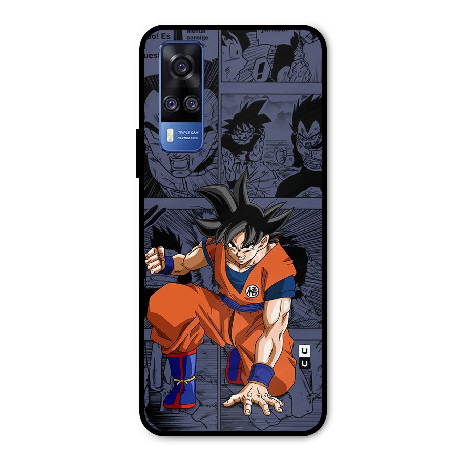Goku Manga Art Metal Back Case for Vivo Y31
