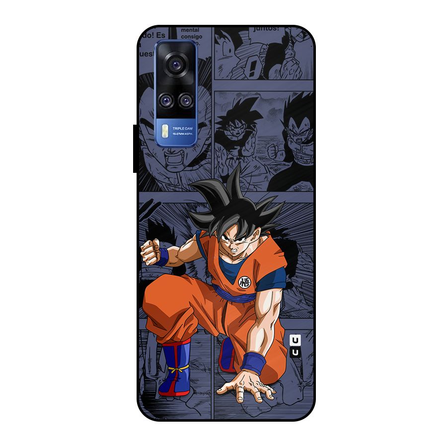 Goku Manga Art Metal Back Case for Vivo Y51
