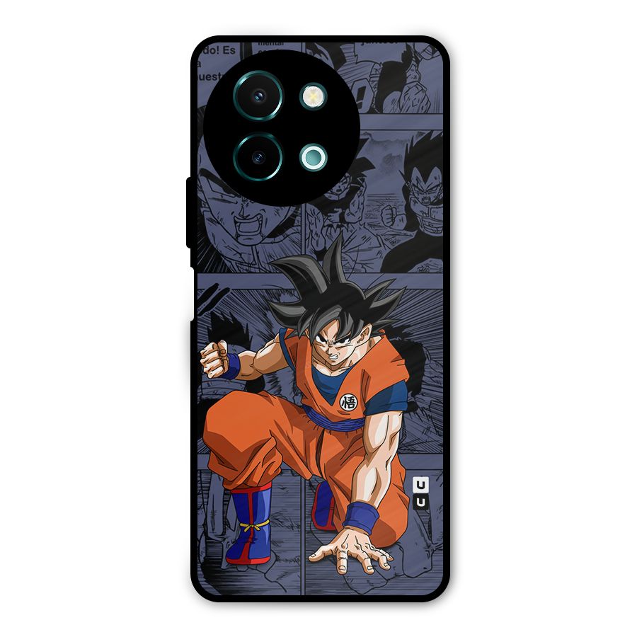 Goku Manga Art Metal Back Case for Vivo Y58