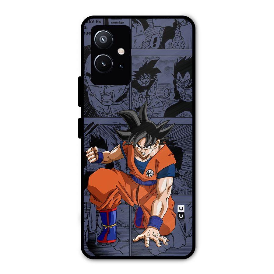Goku Manga Art Metal Back Case for Vivo Y75 5G