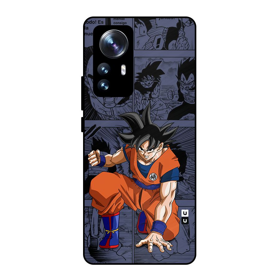 Goku Manga Art Metal Back Case for Xiaomi 12 Pro