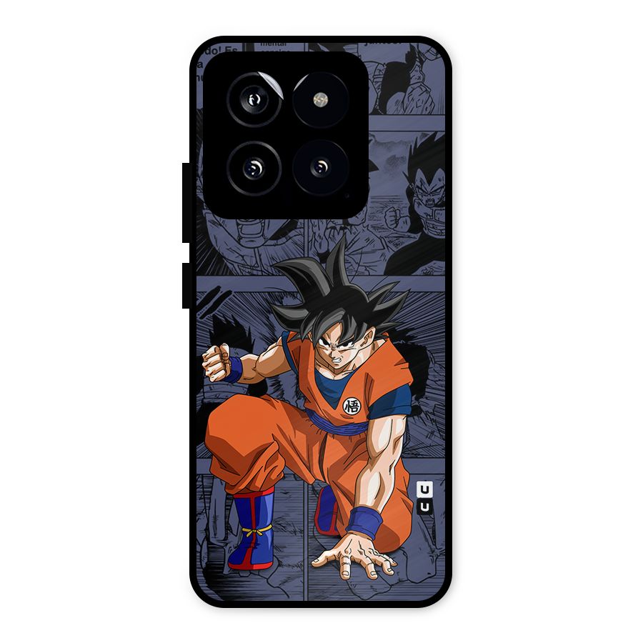 Goku Manga Art Metal Back Case for Xiaomi 14